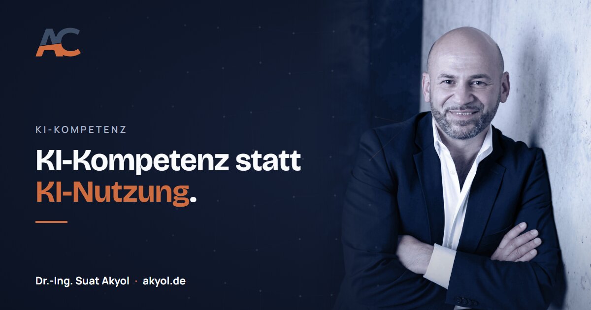 Vorschaubild von KI-Kompetenz statt KI-Nutzung