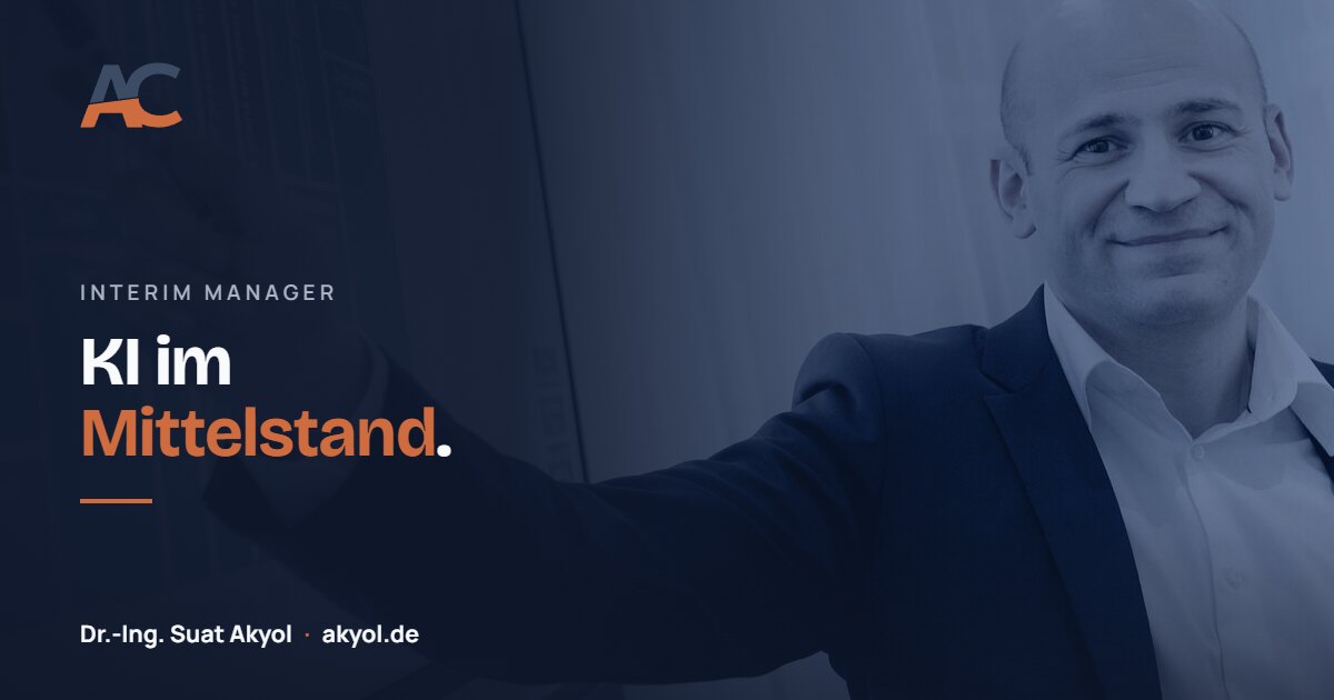 Vorschaubild von Interim Manager für KI im Mittelstand