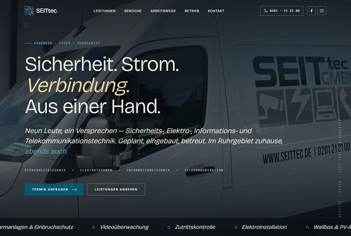 Startseite von SEITtec