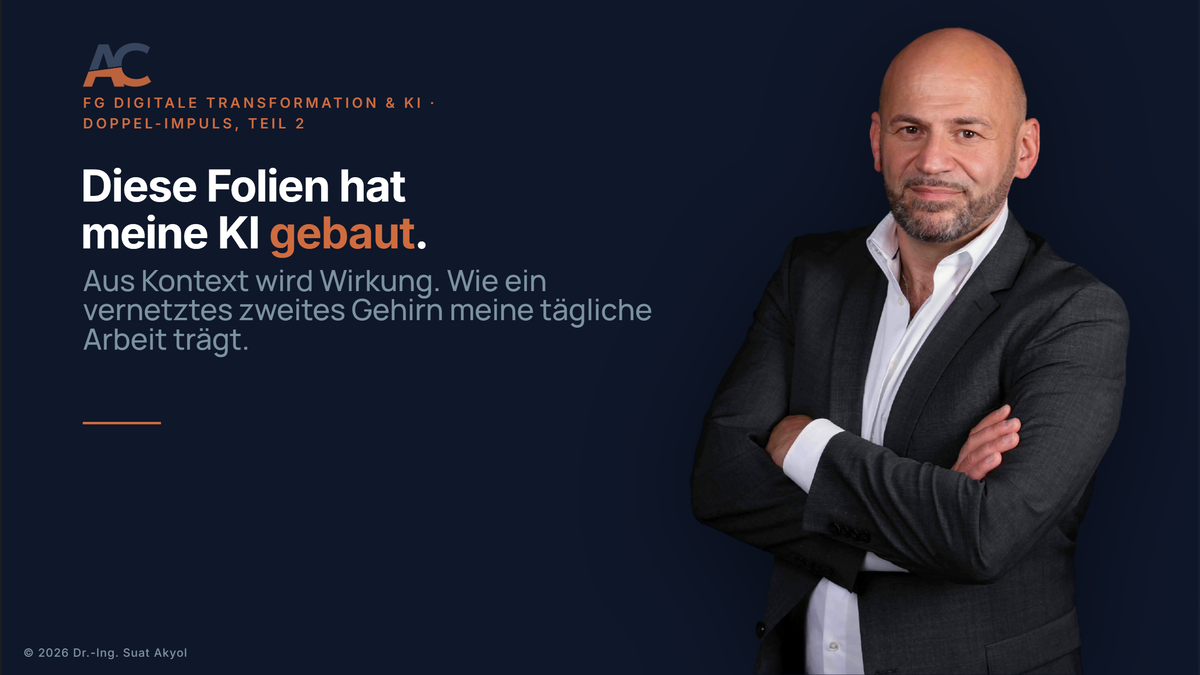 Vorschau: KI als Arbeitsarchitektur